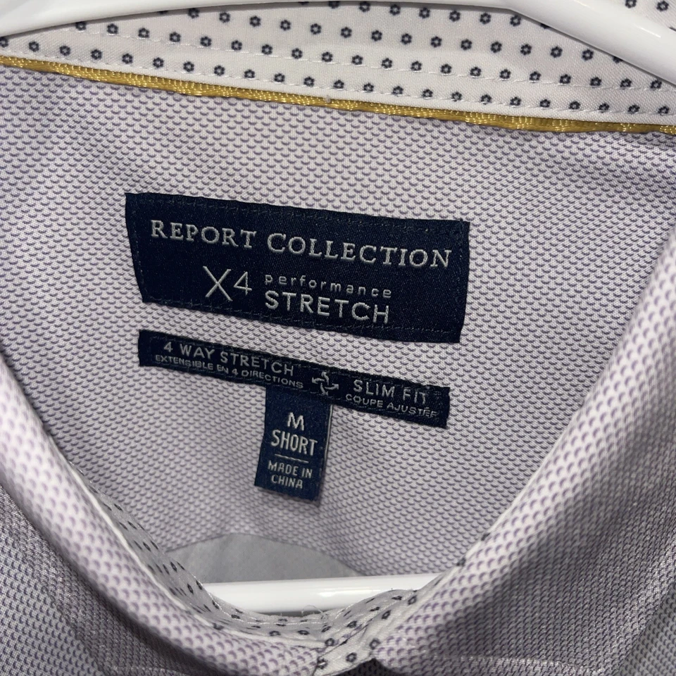 Report Collection Men’s Med Short Purple Slim Fit - Image 2 of 4