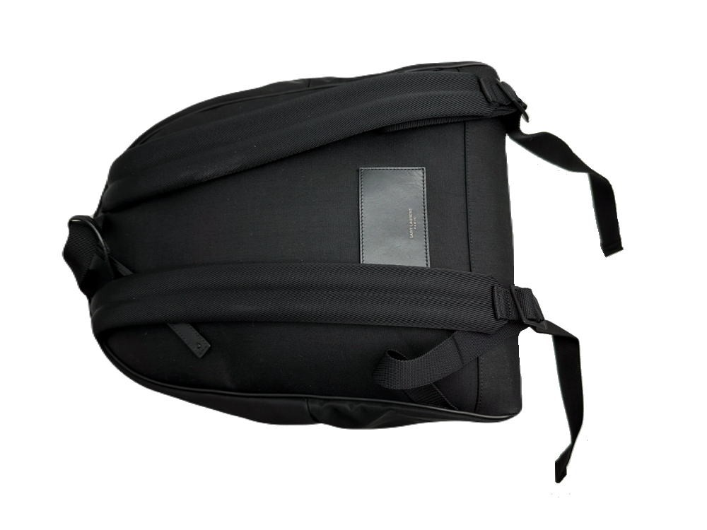 SAINT LAURENT PARIS 534967 Backpack City Canvas And Leather Black thumbnail 8