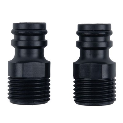 2 STÜCK 1/2 Gewinde Adapter Garten Wasserschlauch Pipe Connector Fitting