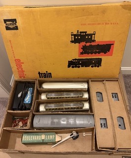 MARX SEARS ALLSTATE ELECTRIC TRAIN SET 9632 WESTERN PACIFIC A B A PLUS IN BOX