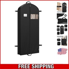 Spacious 60'' Travel Garment Bag for Formal Attire - Dust & Moisture Protection