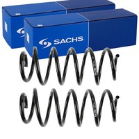 2X Sachs Fahrwerksfedern Vorne Passend FÜR VW Caddy Tiguan Links+Rechts