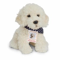 Teddy Hermann Labradoodle Kuscheltier Stofftier PlüSchtier Hund PlüSch Weiß 28Cm