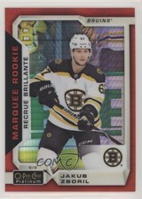 2018 O-Pee-Chee Platinum Marquee Rookies Red Prism 87/199 Jakub Zboril #172 au7