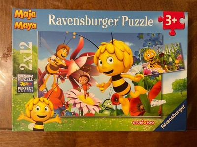 Two Ravenburger Puzzles In One Box 12 Pieces Each. Maja Maya