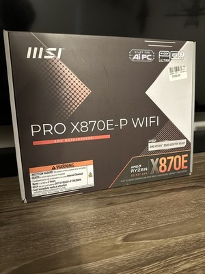 MSI PRO X870E-P WIFI AM5 ATX Motherboard DDR5 PCIe 5.0 Wi-Fi 7 USB4