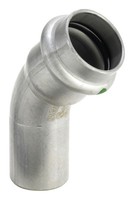 Viega Bogen Sanpress Inox 2326.1 28 Mm, 45 Grad, Stahl Nichtrostend, Sc-Contur