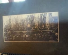 1800's Cabinet Card Civil War? uniform officer giving speech to large group