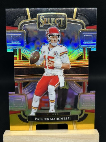 2023 Patrick Mahomes Select Black And Gold Die Cut