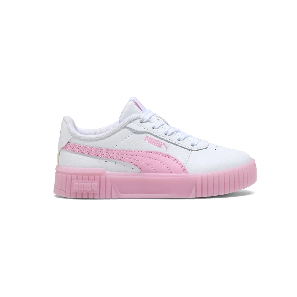 Scarpe casual sneakers bianche Puma Carina 2.0 Jelly Bean stringate bambino bambina 39