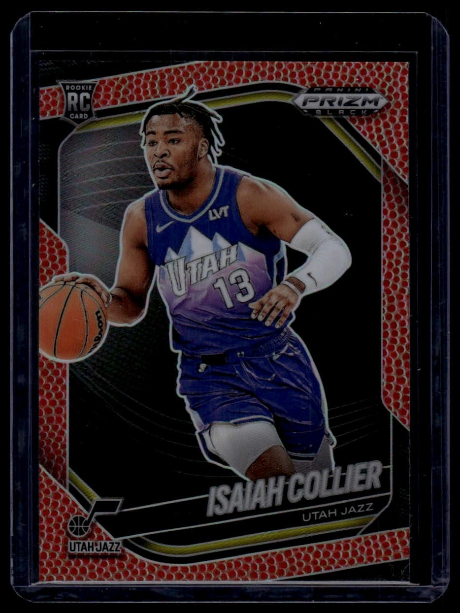 2024-25 Panini Prizm Black #32 Isaiah Collier Basketball #/225