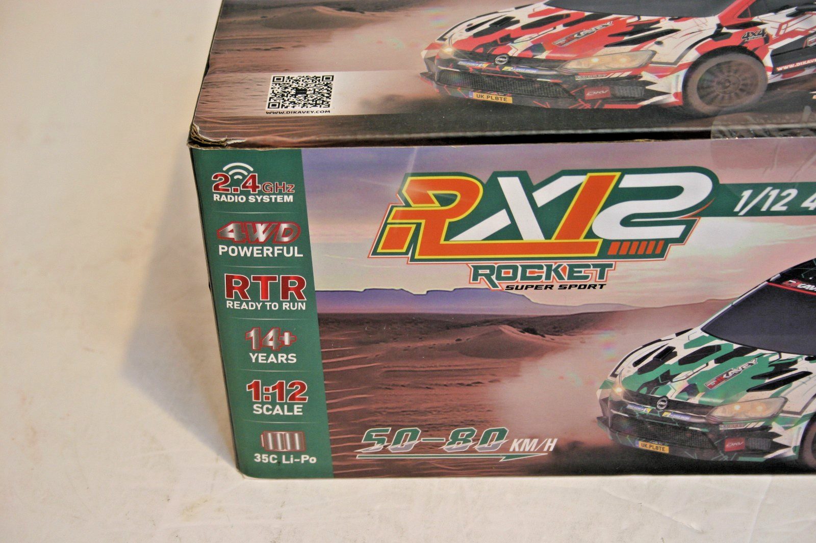 1:12 AWD Brushless RC Rally Car w Gyro - Max 50 MPH ADULT -YELLOW