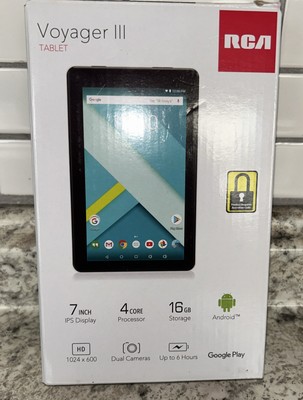 RCA RCT6873W42 Voyager 7'' 16GB Tablet Android OS (Black)- New