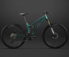 German split rock soft tail mountain bike double shock absorption speed