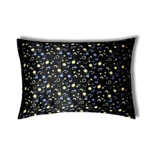 NOCHKA 100% Pure Mulberry Silk Pillowcase 22mm 6A Sun & Moon - Handmade in USA