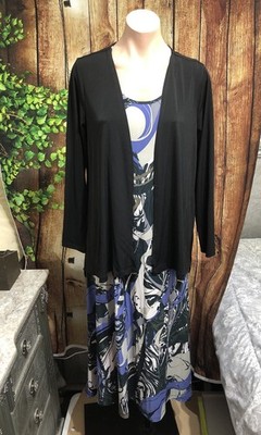NWT! Attitudes By Renee 3 Piece Dress Set Size Small J-38