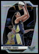 Stephanie Soares 2024 Panini Prizm WNBA #47 Silver Prizms Dallas Wings