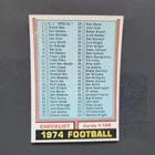 1974 TOPPS FOOTBALL CARDS You Pick NM to Mint #1 to #148 Complete your Set