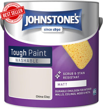 Matt Finish Emulsion Paint Washable 2.5L White Highly Durable Stain Resistant