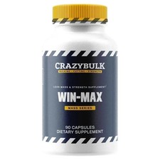 CRAZYBULK WIN-MAX | Paquete de 5 suplementos anabólicos naturales para el culturismo