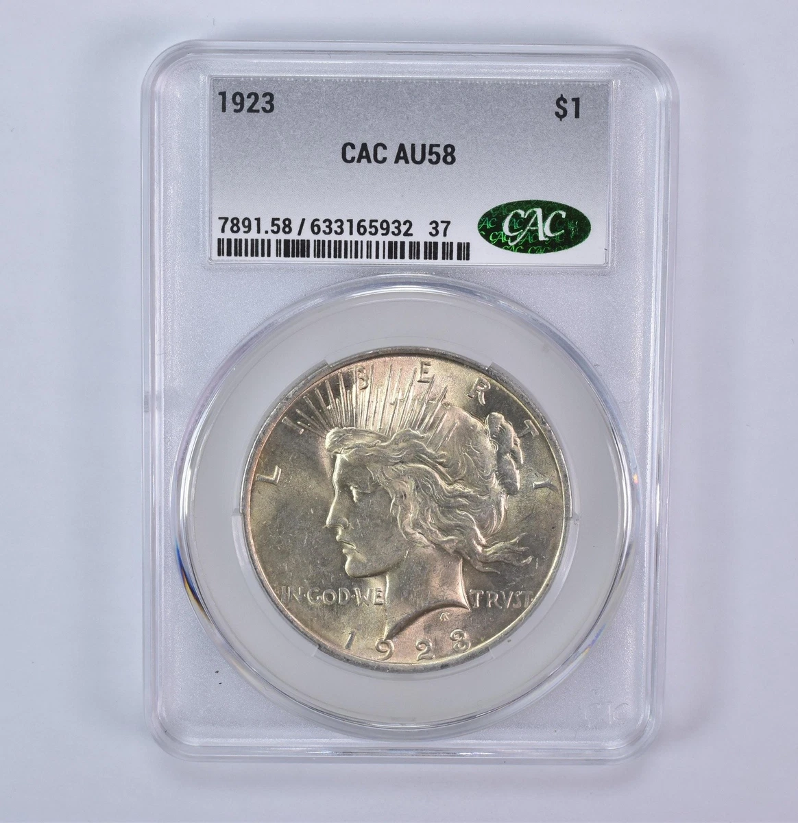 AU 58 Graded 1923 Year Peace Dollars (1921-1935) for sale | eBay