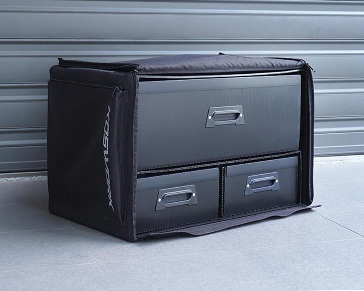 Koswork 1/8 3-Drawer Compact Buggy/On-Road Car Bag [KOS32222PP]