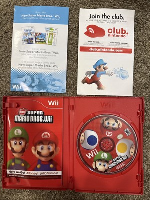 New Super Mario Bros Nintendo Wii Complete CIB
