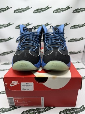 USED Nike Air Penny 2 Varsity Royal 2016 Black Blue 333886-005 Size 11 OBO Nike Air Penny 2 Varsity Royal Size 11 Blue Black 333886-005  main image 3