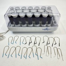 Remington Hot Rollers Custom CareSetter 20 Curlers Clips Flocked Velvet KF-20-1