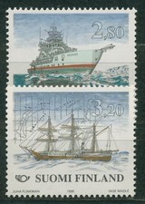Finlandia 1998 NORD navi da navigazione 1435/36 MNH
