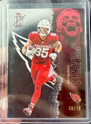 2025-26 Topps Trey McBride Black Paper Parallel /10 Arizona Cardinals