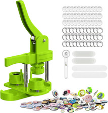 32Mm Button Maker Kit   1.25 Inch Button Maker Pin Badge Press Machine with 100P