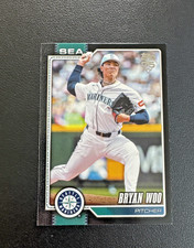 2026 Topps Series 1 - Bryan Woo Black Parallel /75 #62 Seattle Mariners