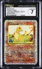 2002 POKEMON LEGENDARY COL. #70 CHARMANDER-REVERSE FOIL CGC 7 (NM)