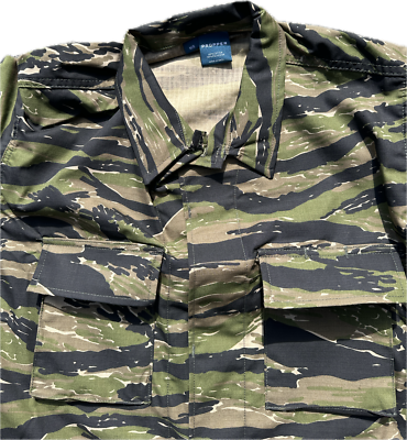 PROPPER TIGER STRIPE Bdu Jacke Army Feldjacke Tigerstripe Large Regular EUR 53,95 - DE