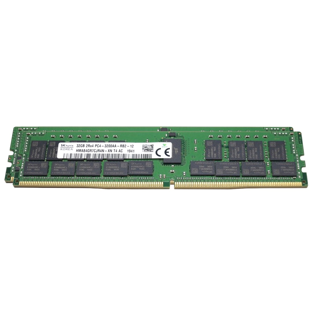 SK hynix DDR4メモリー 128GB（32GB×4） 128GB KIT 4x32GB SK Hynix 3200MHz DDR4 RDIMM 2Rx4 Server