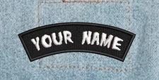 Custom Name Patch Iron/sew On |Custom Text Badge In MISFITS Metal Band Font