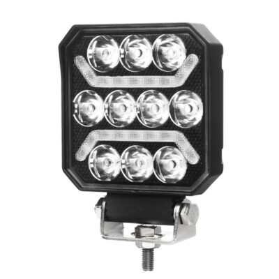 Fari LED 12W Da Fuoristrada – 6 LED, 1500 Lm, IP67 – Perfetti Per Trattori, SUV, Escavatori – Confezione Da 2 - 2
