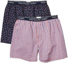 Polo Ralph Lauren 252743 Kids Boy's 2-Pack Woven Boxers Underwear Size S
