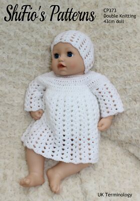Häkelanleitung für Puppen Kleid, Hose & Beanie Mütze, Puppen Häkelanleitung KP373