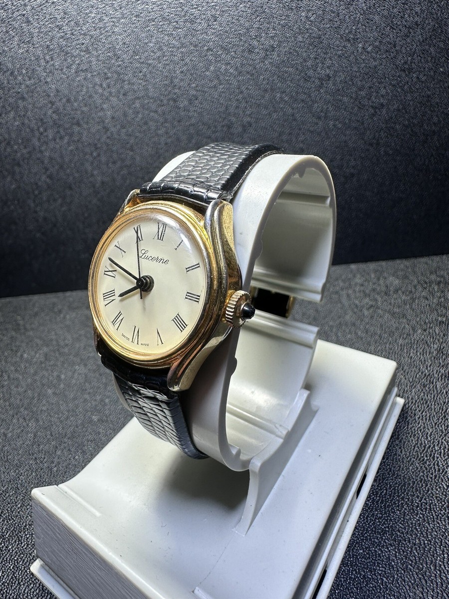 Montre Vintage Suisse Lucerne Mécanique à Remontage Manuel - Années 60/70 - À Réparer