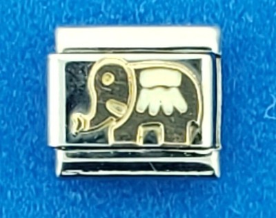 Nomination 18k Elephant with White Enamel