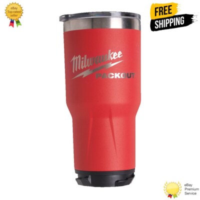 Milwaukee 887ml rot Packout Becher - PACKOUT - M18 - M12 - 4932479075
