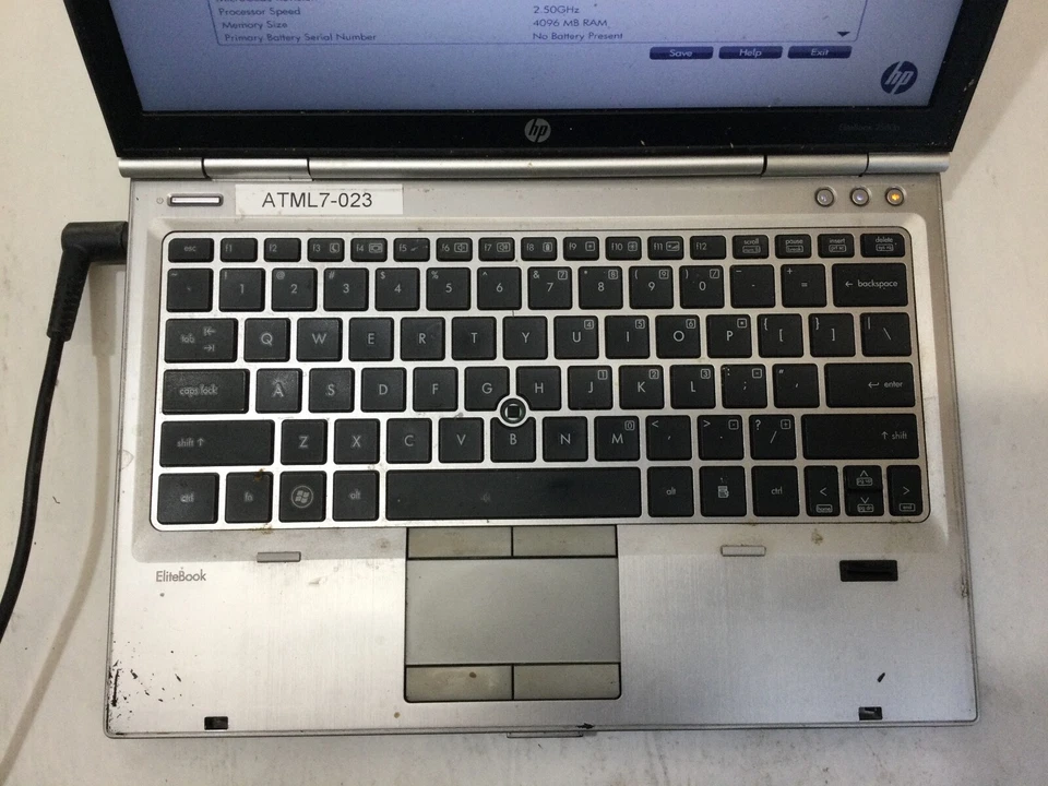 HP ELITEBOOK 2560P - BOOTS TO BIOS - INTEL I5 2520M - NO RAM-READ DESCRIPTION-BB - Image 2 of 4