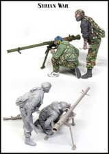 EVOLUTION MINIATURES 1:35 SET EM-35167 MODERN WARS SYRIAN SOLDIERS 2 FIGURES 