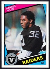 1984 TOPPS FOOTBALL #98 MARCUS ALLEN NMMT SHARP *** FREE SHIPPING ***