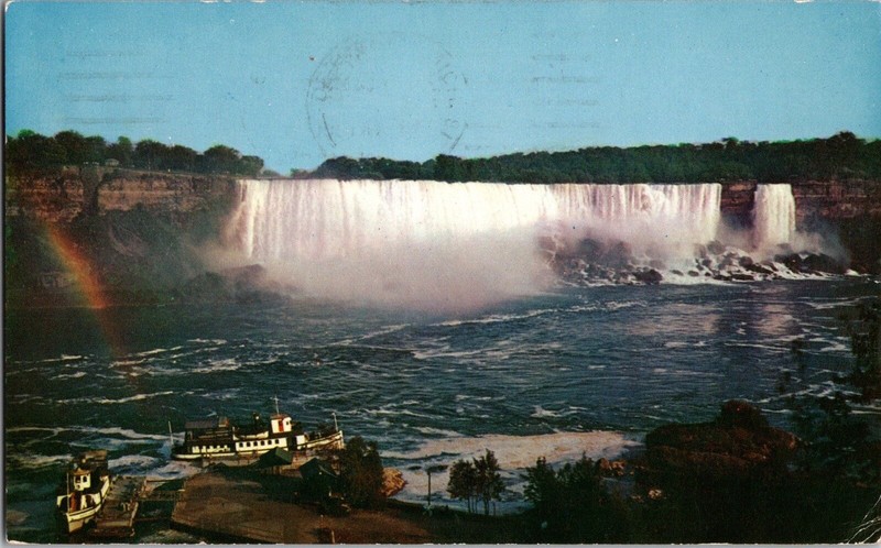 New York Postcard: View Of The American Falls, Niagara Falls