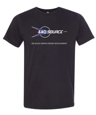 #ad 440 Source Big Block Mopar Engine Development T shirt Black XL Size $24.95