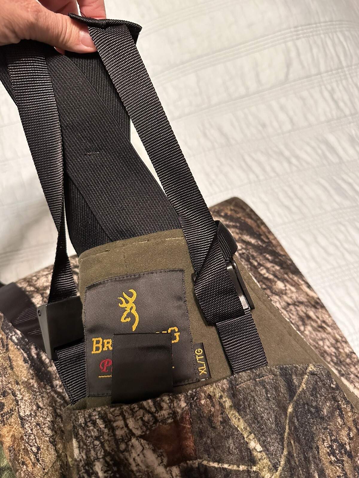 Browning Hydro Fleece GoreTex Camo Hunting Bib Overalls Mens Size XL eBay