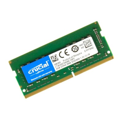 メモリー crucial CT8G4SFS8266 DDR4-2666 SODIMM Crucial 8GB (2X4GB) DDR4 2666MHz PC4-21300 Laptop SODIMM Memory